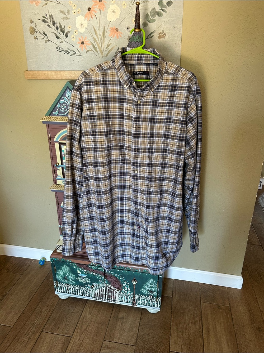 Daniel Cremieux PlaidButton-Down Shirt in Brown/Blue